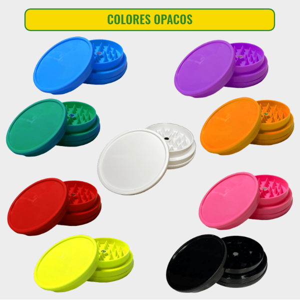 Grinders de plástico de colores - Imagen 2