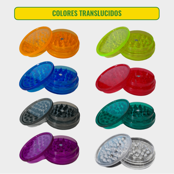 Grinders de plástico de colores - Imagen 3