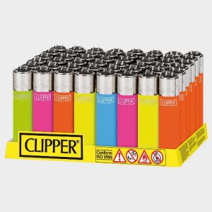 Pack de mecheros Clipper personalizados en colores flúor