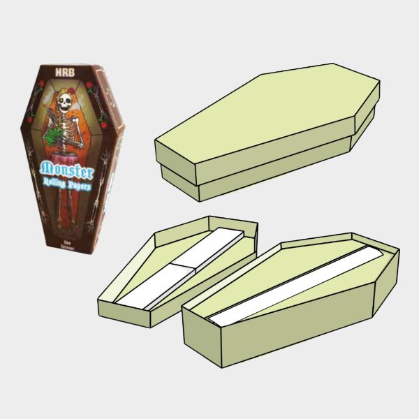Papel de liar con forma de cofre - Imagen 2