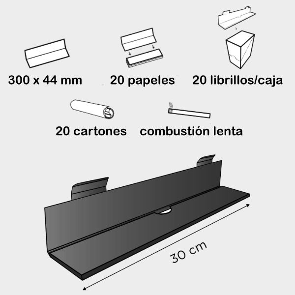 Papel de liar grande slim XXL - Imagen 2