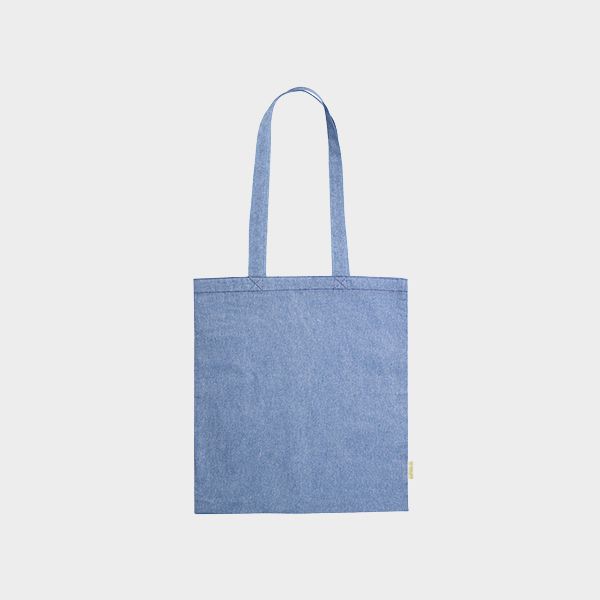 Bolsa Tote Bag algodón reciclado de colores - Imagen 2
